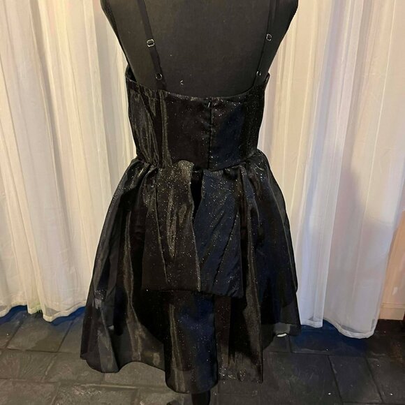 Sparkly Black Dress - Picture 3 of 4